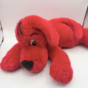 Vintage 1997 SCHOLASTIC 22" Clifford PLUSH Big Red Dog Floppy Stuffed Animal RED